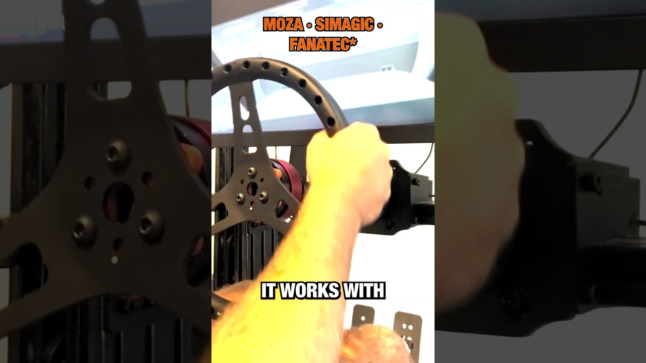 Hell raising Dale praising #3 bolt sim steering wheel adapter