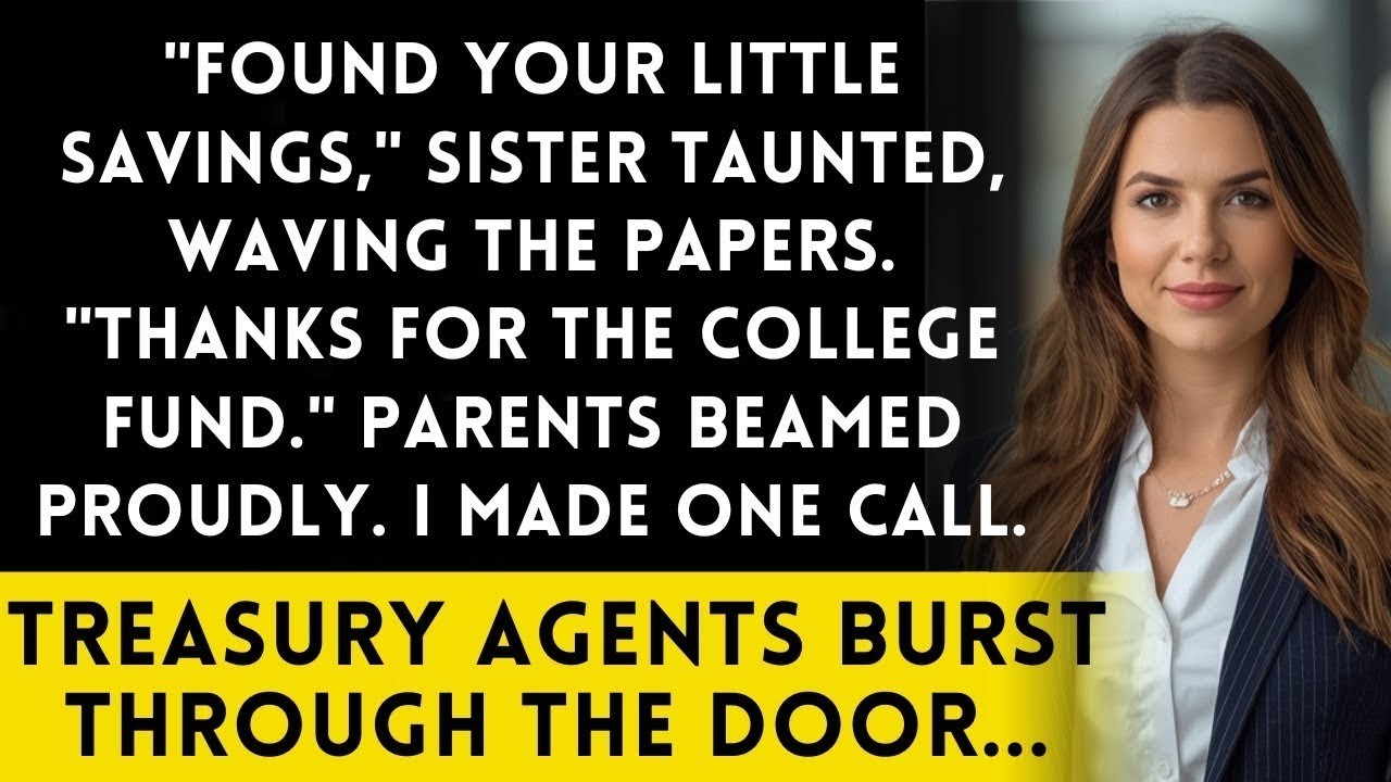My Sister Emptied My Safe — She Didn’t Know the $500K Was Government-Protected