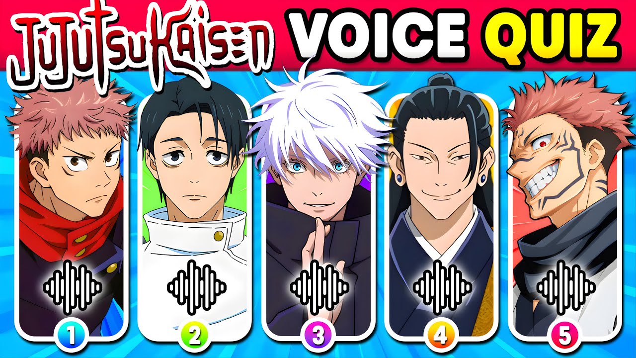 ВИКТОРИНА ПО МАГИЧЕСКОЙ БИТВЕ 👹💥 Угадай ПЕРСОНАЖЕЙ по ГОЛОСУ 🤩🔊 Аниме Викторина