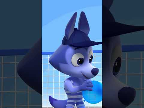 Волейбол для малыша - интересная игра❤ Учите правила веселой игры вместе с Цветняшками #игрыдлядетей