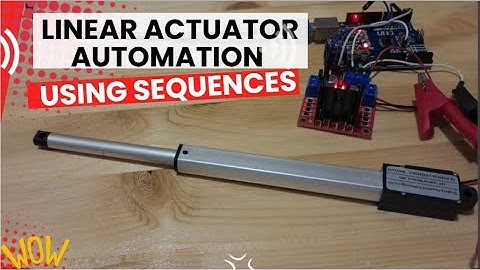 How to Automate Linear Actuator Using Arduino & Visual Programming