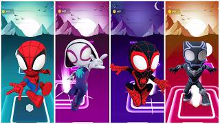 LAST ONE IS IMPOSSIBLE Tiles Hop Marvel's Spidey and His Amazing