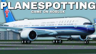 New PLANESPOTTING GAME ON ROBLOX | CAPTURE A  PLANE | #aviatorr1zz screenshot 3