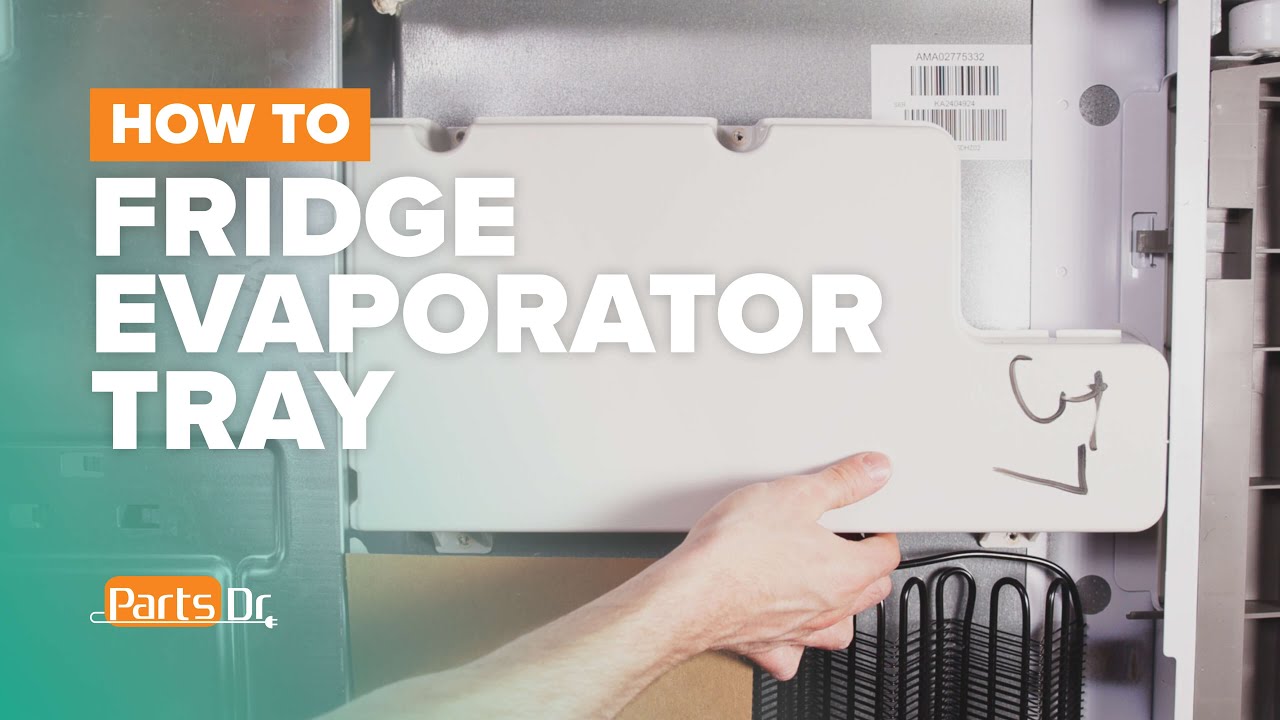 Refrigerator Repair - Replacing the Evaporator Drain Pan (Whirlpool Part #  W10614158) 