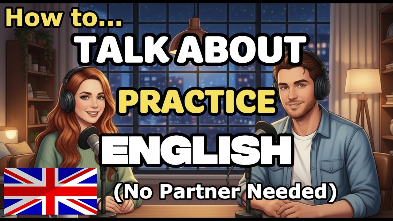 ENGLISH TALK CLASS | How I Practice English Alone Every Day (No Partner Needed)