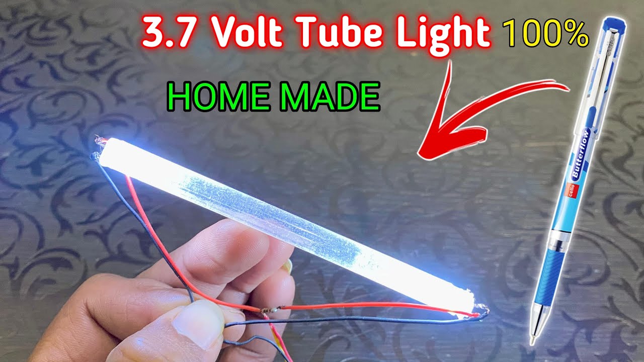 How to make LED At Home How to make Tube Light 100 Working YouTube