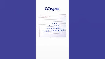 C Program Pyramid Star Pattern | Star Printing Program in C | Star Pattern in C Language #shorts