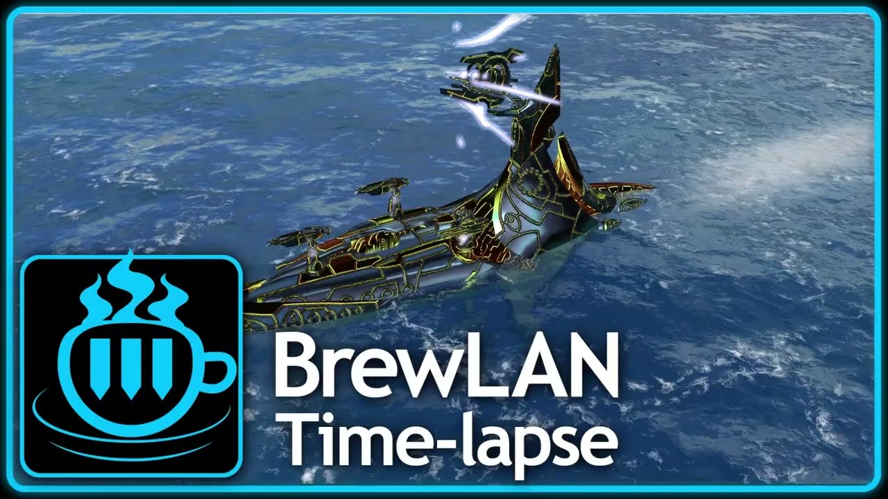BrewLAN Time-lapse: Seraphim Corvette (x60 speed)