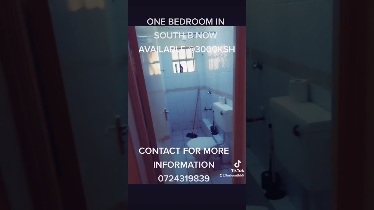 One bedroom fully furnished apartment available now in South B @3000ksh