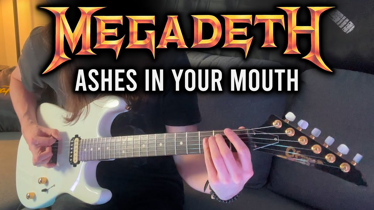 MEGADETH - "Ashes In Your Mouth" | Guitar Solo + Harmony Cover