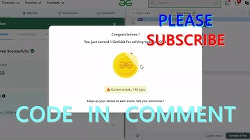 GFG POTD 22/04/2025 IN C++ MOST IMPORTANT INFORMATION | CODE IN COMMENT #geeksforgeeks #gfg #potd