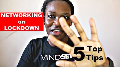 How to NETWORK during CORONAVIRUS LOCKDOWN