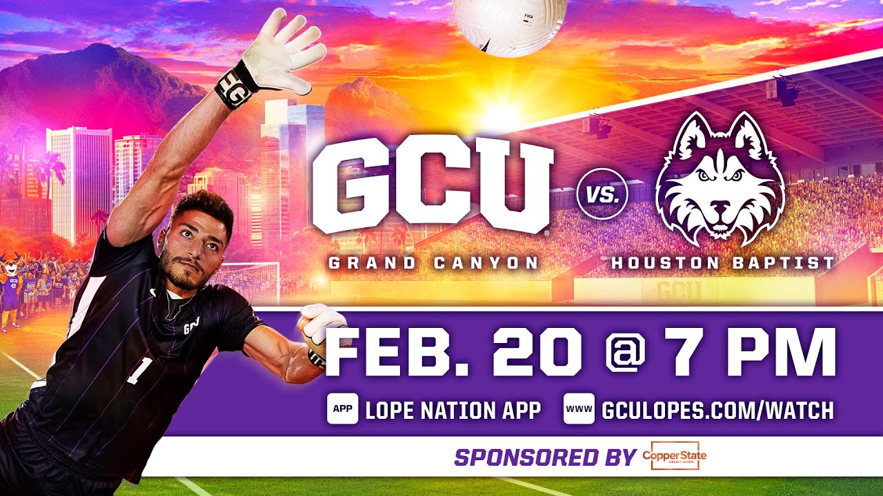 GCU Men's Soccer vs Houston Baptist Feb. 20, 2021 YouTube