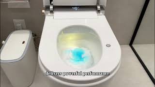 Smart Bidet Toilet with Built-in Water Tank | Heated Seat, Warm Water Wash & Hands-Free Comfort