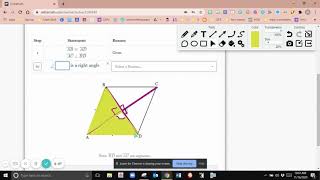 Q2 Week 1  Basic Triangle Proof Example Delta Math