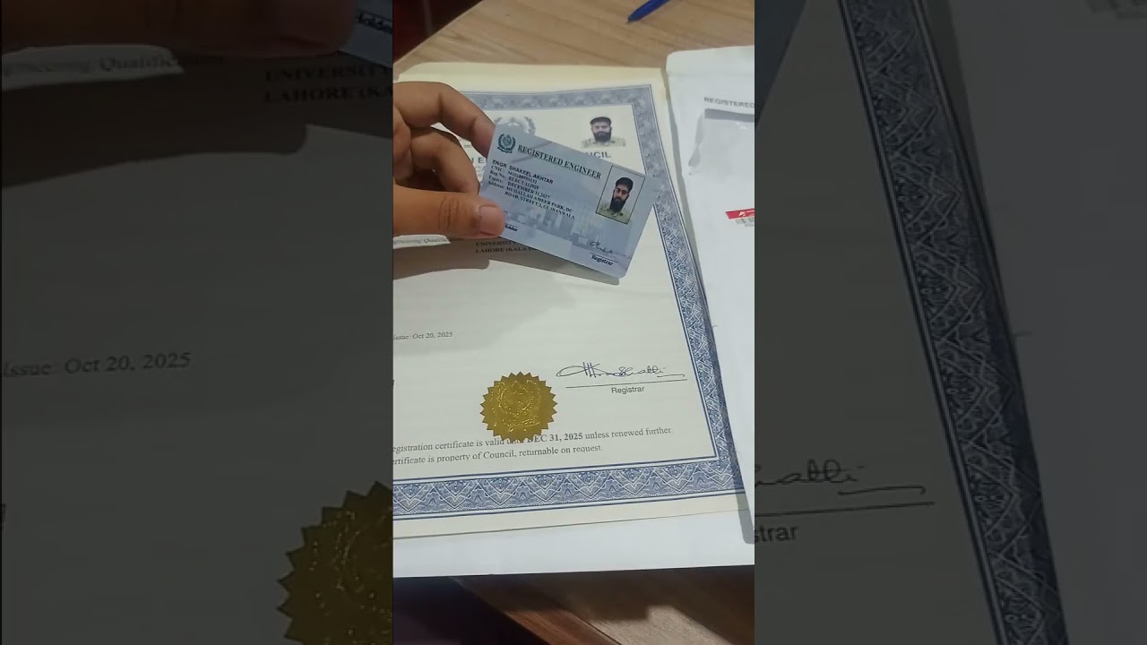 Alhamdulillah! I’m Now a Registered Electrical Engineer | PEC Approved ⚡