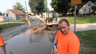 Water main break repair..... and repair again! by Tim McArdle 186,107 views 2 years ago 25 minutes