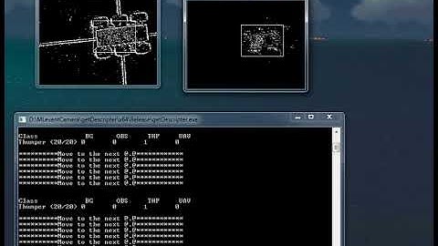 Object recognition and detection (sliding window) using an event camera (DAVIS) C++