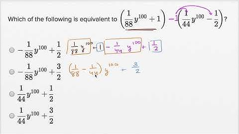 Operations with polynomials — Basic example | Math | SAT | Khan Academy