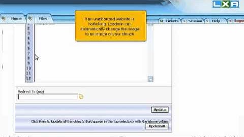How to enable hotlink protection in LxAdmin