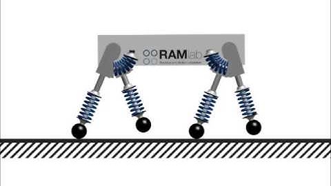Optimal Motions of a Quadruped Robot