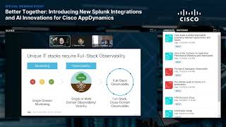 Better Together: Introducing New Splunk Integrations and AI Innovations for Cisco AppDynamics
