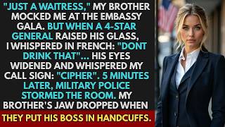 Information My Brother Mocked Me As A Waitstress   Until I Said 3 Words in French to 4 Star General… News