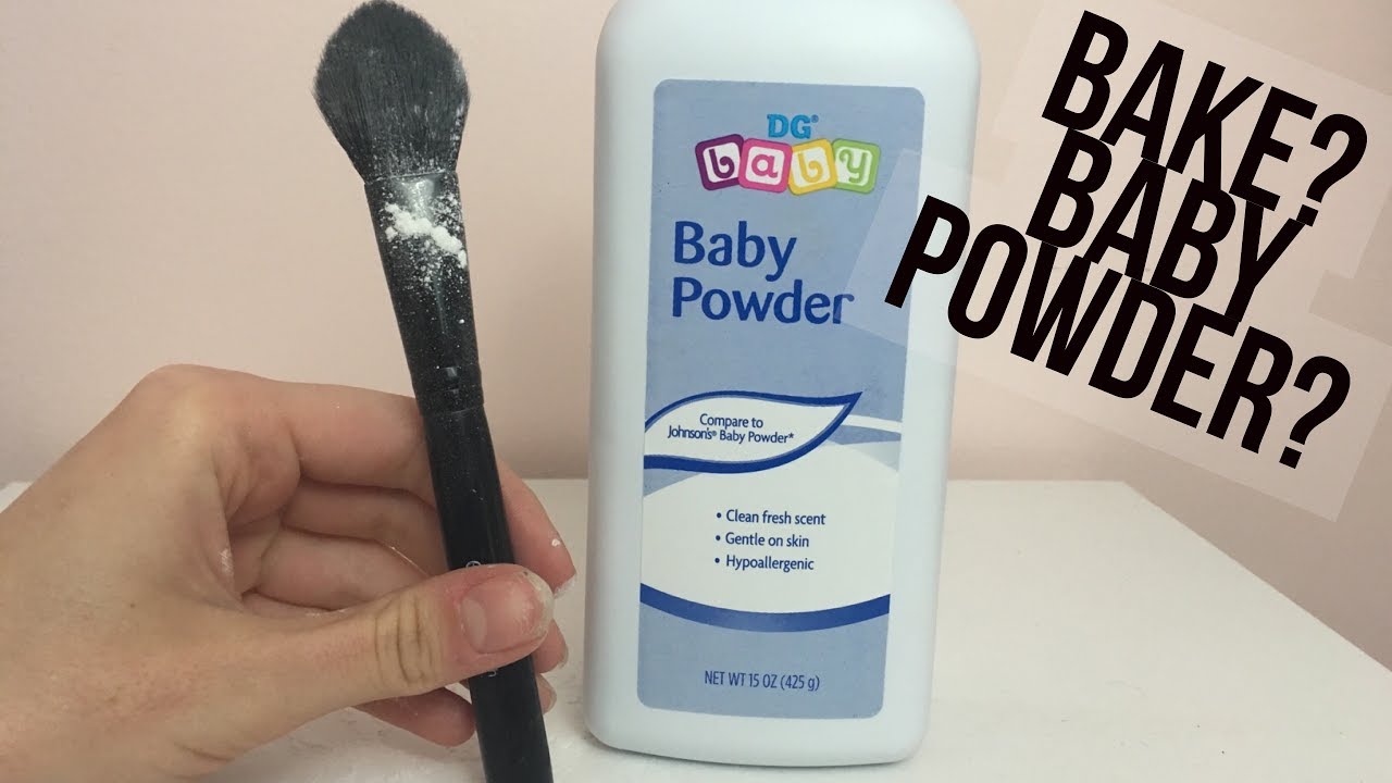 BAKE YOUR FACE WITH BABY POWDER???? YouTube