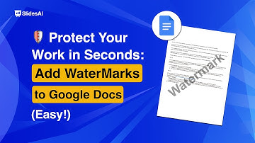 How to Add a Watermark in Google Docs (Image & Text) - Step-by-Step
