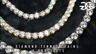 Diamond Tennis Chains \u0026 Bracelets by 