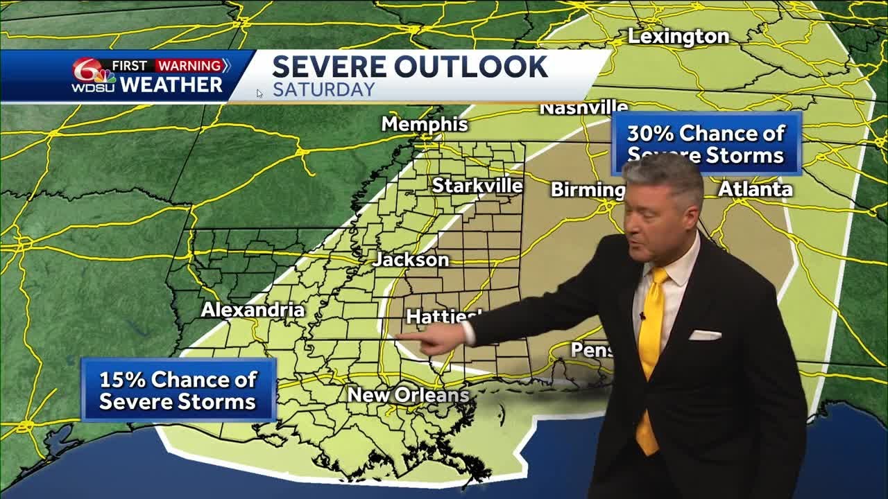 Tracking a very strong storm system Saturday - YouTube