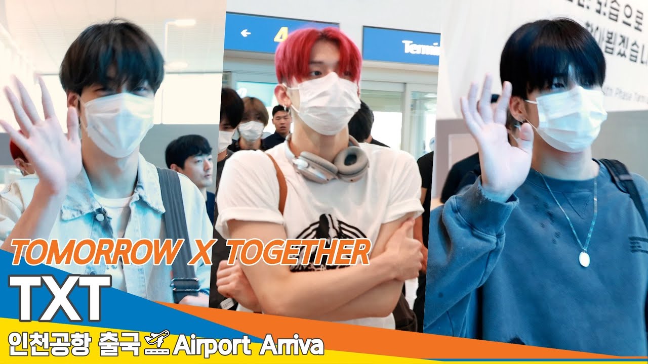 [4K] 투모로우바이투게더, 자주 보고 싶은 얼굴 (출국)✈️'TOMORROW X TOGETHER, TXT' Airport Departure 2024.9.5 Newsen
