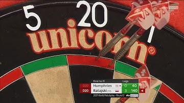 🎯 Krzysztof Ratajski - Finisz *140* | World Matchplay 2021