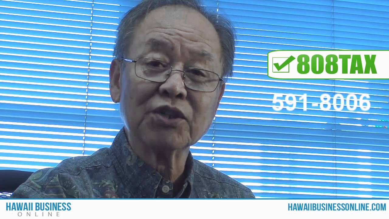 Hawaii Tax Service 808 Tax Office Hawaii YouTube