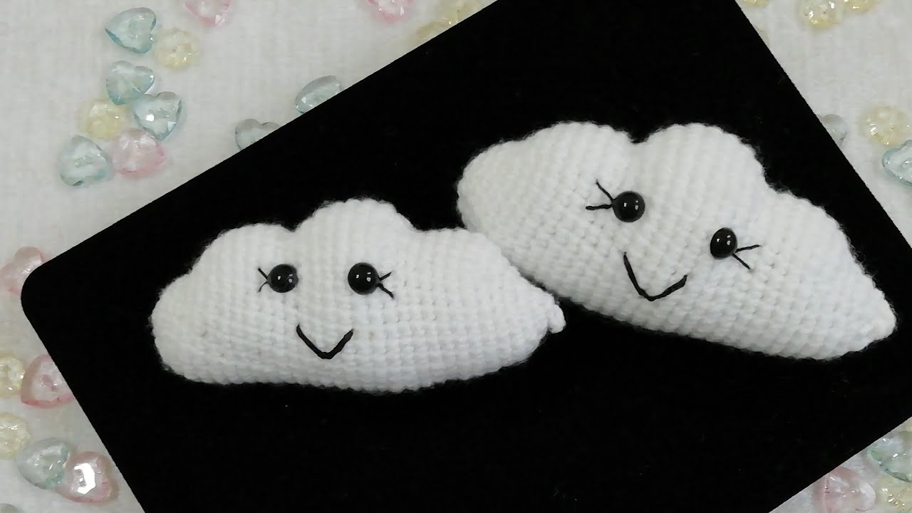 ☁️#amigurumi Pofidik Bulut Anahtarlık/Oyuncak