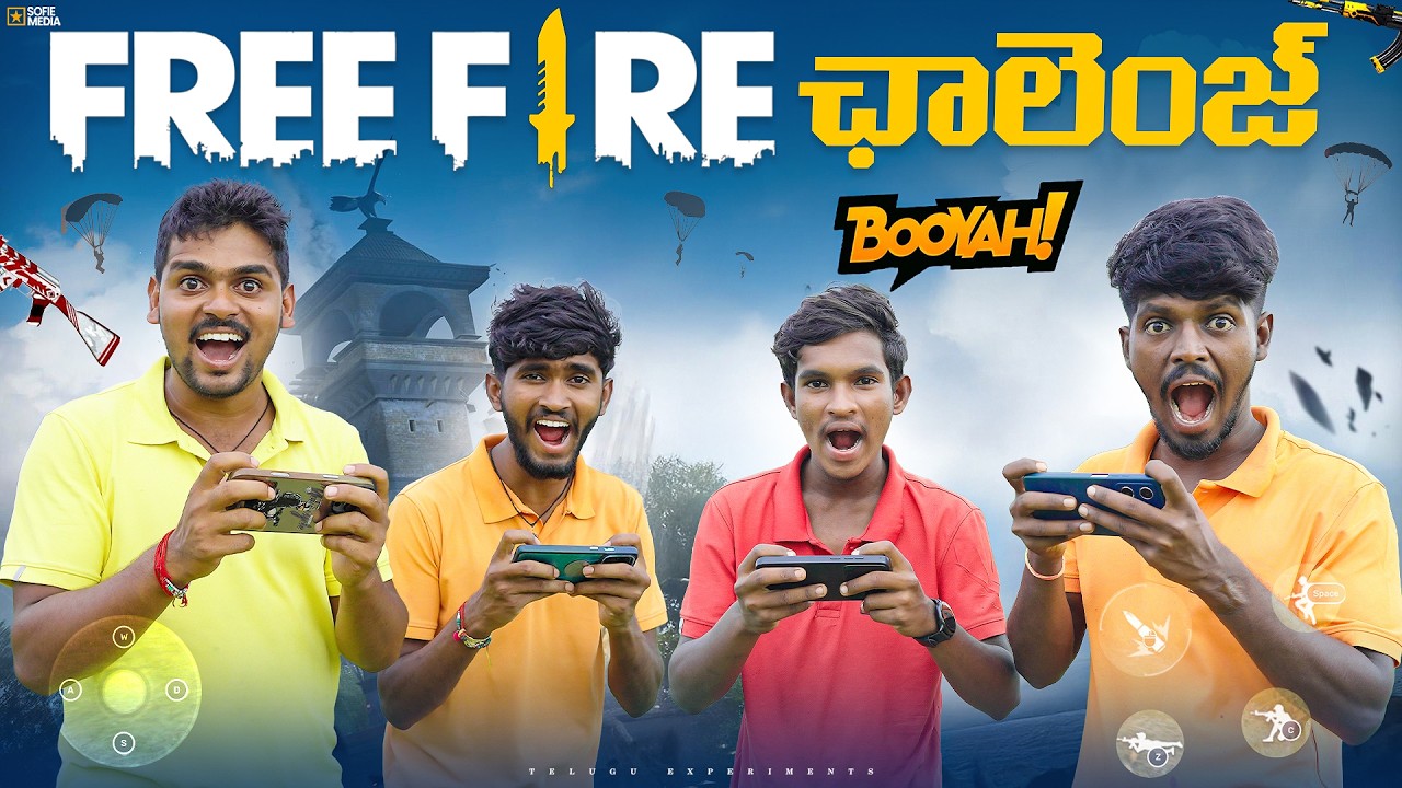 Extreme FREE FIRE Room Card Challenge - Loser Gets Punishment 🔥🔥 Telugu Experiments