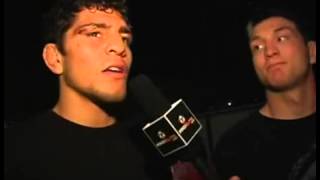 Nick Diaz post fight interview with Mayhem Miller