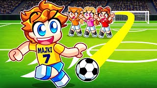 GRAM w PIŁKĘ NOŻNĄ z SZALONYMI FANKAMI w ROBLOX! screenshot 1