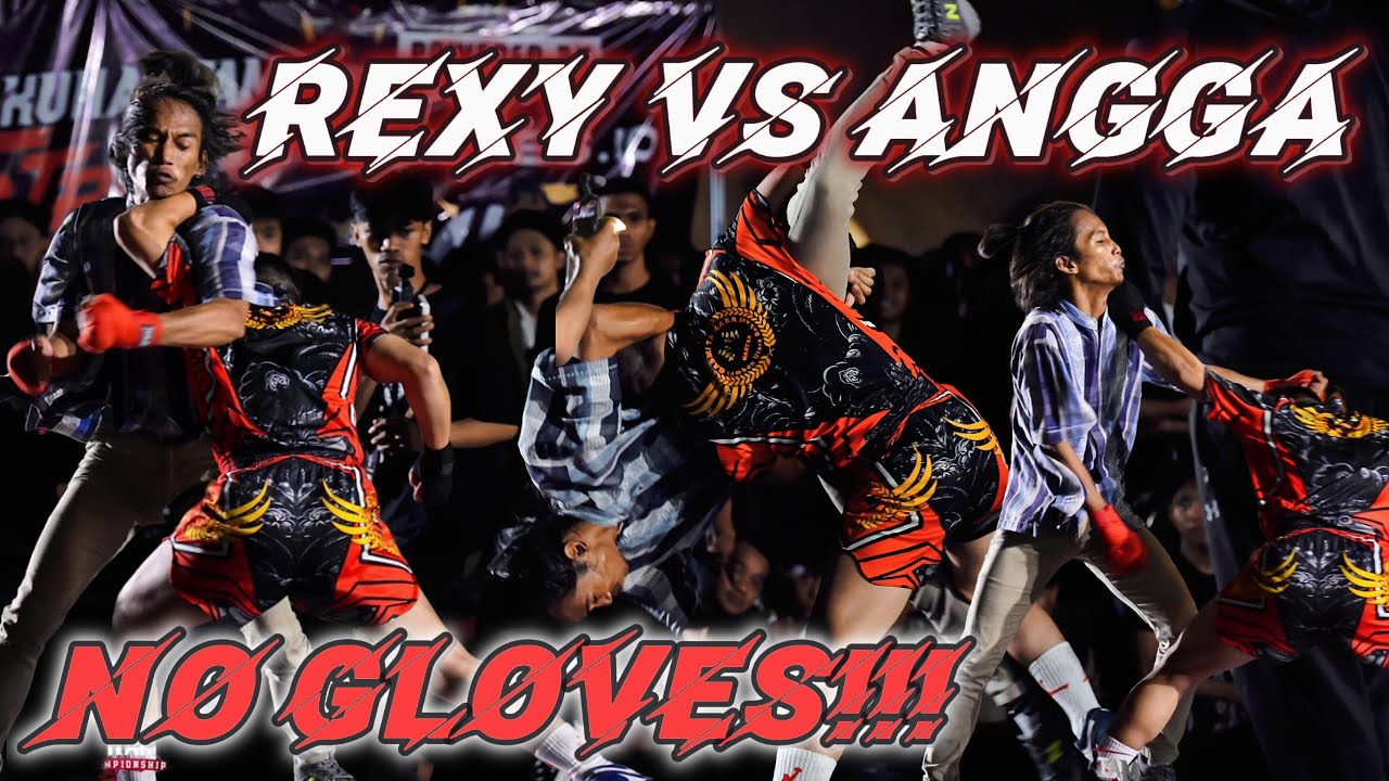 NO GLOVES!! - REXY VS ANGGA - PENCAK DOR AT BHSF STREET FIGHT ?? - GEDUNG JUANG - BEKASI