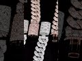 Custom Cuban Designer Chain | Luxury Iced Out Jewelry #shorts #cubanchain #moissanitejewelry