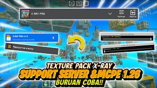 SUPPORT SERVER+MCPE 1.26‼️TEXTURE PACK X-RAY+NIGHT VISION MCPE 1.26+ 