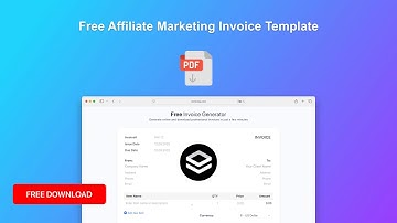 Creating Professional Affiliate Marketing Invoice Template | Invoice Maker Tutorial
