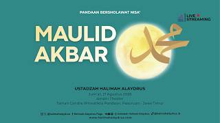 🔴LIVE FROM PASURUAN | GRAND MAWLID OF PROPHET MUHAMMAD SAW - USTADZAH HALIMAH ALAYDRUS