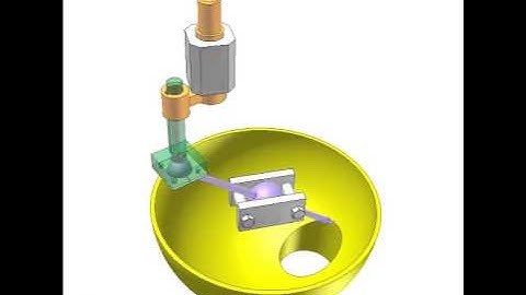 Mechanism for drawing intersection of sphere and cylinder 2