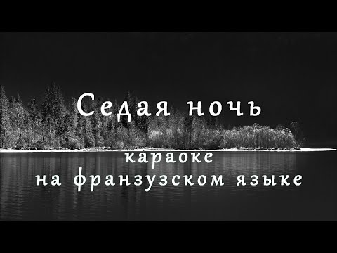 Седая Ночь На Французском | Юрий Шатунов | Караоке На Французском Языке | Сергей Лазарев