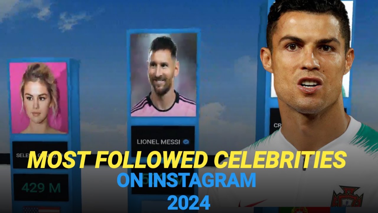 New ! Most Followed Celebrities On Instagram | 2024 | 3D Comparison ...