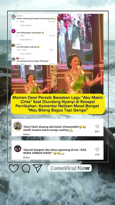 Dewi Perssik Nyanyi ‘Aku Makin Cinta’ di Resepsi, Netizen: Bagus Tapi Gengsi Ngaku! #fyp #shortvideo