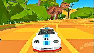 CORRERIA JURÁSSICA - JOGO DE CARROS DE CORRIDA NA PISTA DE DINOSSAUROS screenshot 3