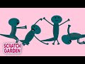 Salamander Yoga - Now with A PUPPY! | 5-minute Yoga Break | Scratch Garden