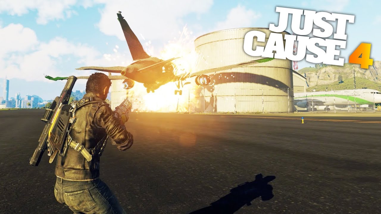 WIND GUN CARNAGE AT THE AIRPORT in Just Cause 4! YouTube